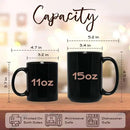 Personalized Name Coffee Mug 11oz 15oz, Custom Fantasy Castle Mug with Gothic Style, Vibrant Celestial Scene Ceramic Cup, Unique Castle Black Coffee Cup, Gifts for Her, Him by CozyNest Decor
