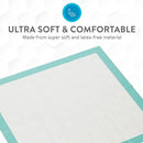 Inspire Extra Large Super Absorbent Disposable Bed Pads for Incontinence (36" X 36" Pack of 50) Ultra Thick and Absorbent Underpads Chux Adults, Puppies, Dogs Kids Furniture Protection by TinyTreasures Baby Boutique