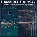 Aurosports Telescope for Adults High Powered - 90mm Aperture 600mm Refractor Telescope for Kids & Beginners -Portable Travel Telescope with Phone Adapter Tripod Wireless Remote & Carry Bag by TinyTreasures Baby Boutique