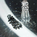 H&D 10pcs 63mm Chandelier Crystals Ornament - Clear Crystal Chandelier Prisms Icicle Drop Pendants by GreenHaven Gardens