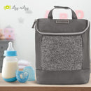 Itzy Ritzy Insulated Bottle Bag – Keeps Bottles Warm or Cool - Holds 3 Bottles and Features Interior Pocket for Ice Pack (Not Included), Grayson by TinyTreasures Baby Boutique