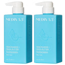 MEDIX Fragrance Free Niacinamide Face Moisturizer + Shea Butter Cream For Face & Body Lotion | Anti Aging Skin Care Firming Cream For Wrinkles, Dark Spots, Large Pores, 15 Fl Oz, 2-Pack by TinyTreasures Baby Boutique