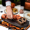 Honoson 100 Pieces Halloween Placemats Happy Halloween Fall Pumpkin Placemats Paper Halloween Place Mats Spooky Ghost Buffalo Plaid Kitchen Mat Double Sided Dinner Table Mats, 14 x 10 Inch by CozyNest Decor