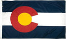 FlagSource Colorado Nylon State Flag, Made in the USA, 3x5' by GreenHaven Gardens