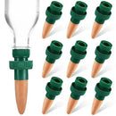 Patelai Terracotta Plant Watering Spikes Self to Use with Cola Bottles Houseplant Watering Stakes Automatic Irrigation System (10 Pack,Terracotta) by GreenHaven Gardens