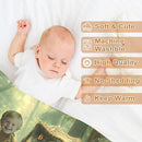 Ship Next Day, Personalized Baby Blanket – Printed in USA, Custom Baby Blanket for Boys & Girls, Baby Blanket with Name, Baby Shower, Easter, Christmas, Birthday Newborn & Toddler Gifts, Baby Gifts by TinyTreasures Baby Boutique