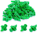 MroMax 25Pcs 180 Degree Micro Sprayer Automizing Sprinkler Nozzle Hydroponic Aeroponic Misters Fan Jet for Miniature Garden Lawn Plant Irrigation System Green by GreenHaven Gardens