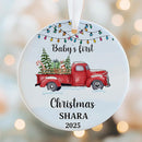 Personalized Baby First Christmas Ornament 2025 - Custom Ornament for New Baby - Babies Name Keepsake - Sweet Gift for Parents - Newborn, New Mom, Dad Gifts On Christmas, Birthday by TinyTreasures Baby Boutique