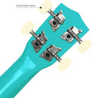 POMAIKAI Soprano Ukulele Starter Wood Ukele Hawaiian Guitar Ukelele 21" Beginner and Students (Blue) by TinyTreasures Baby Boutique