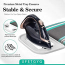Ironing Board,Full Metal Construction| Height Adjustable, 43" X 13" W/with Iron Rest Heat & Scorch Resistant Fabric, Anti-Skid Feet, Heavy Duty| Easy to Fold by CozyNest Decor