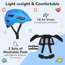 Toddler/Kids Bike Helmet, Adjustable and Multi-Sport, from Infant to Schoolchild, 2 Sizes by TinyTreasures Baby Boutique