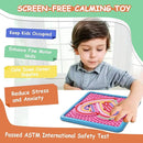 Sensory Activity Board Toys for Kids: 2Pack Double-Sided Sensory Fidget Toys for Stress Anxiety & Calming with Travel Bag | Travel Airplane Essentials Toys for Toddler Boys & Girls Ages 3 4 5 6 7 8 by TinyTreasures Baby Boutique