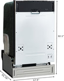 KoolMore KM-DW1852-PR 18 in. ADA Panel Ready with 8 Place Settings 52 DB Dishwasher in Stainless-Steel, UL and Energy Star Certified by TinyTreasures Baby Boutique