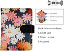 Melsbrinna Rfid Passport Holder for Travel women/Men, Cute Passport Wallet Rfid Blocking Card Slots, Rfid Passport Cover/CaseTravel Wallet, Passport Book Holder (1, Black1) by TinyTreasures Baby Boutique