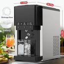 3 in 1 Water Dispenser with Ice Maker, Nugget Ice Maker Countertop, Bullet Ice, Crushed Ice, Water Cooler, 44Lbs/24H, 12 Ice Cube/6Min, Self-Cleaning, 4Lbs Ice Storage, Home, Kitchen, Party, RV by CozyNest Decor