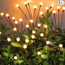 Solar Garden Lights Outdoor,2 Pack 16LED Waterproof Solar Powered Lights for Yard Pathway Patio, Swaying Lawn Decor as Gardening Gifts for Women Holiday by GreenHaven Gardens