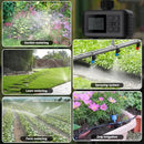 Uzoli SGW07 Sprinkler Timer, Water Timer for Garden Hose, Programmable Hose Timer 2 Outlet with Rain Delay, Manual, Auto System Controller, IP55 Waterproof Drip Irrigation Timer for Yard, Lawn, Pool by GreenHaven Gardens