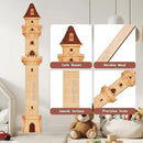 Personalized Name Growth Chart, Castle Height Chart, Customized Name Measuring Board for Kids Height, Kids Growth Measurement Decorative Wall Sticker, Nursery Growth Chart Ruler by CozyNest Decor