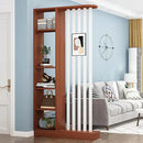 Wall Room Divider,Freestanding Room Divider with Shelves,Wood Room Divider Screen with Storage Cabinet, Wall Divider for Room Separation, for Home Office Decorative I 39.4×9.4×78.7in by CozyNest Decor