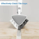 Floor Scrub Brush and Grout Brush with Long Handle–Deck Brushes for Scrubbing Heavy Duty, Stiff Bristles for Outdoor, Patio, Shower, Garage, Tile and Concrete Floor Cleaning 55 inches by CozyNest Decor