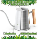 Green Moon Water Can Indoor Plant White 35oz with Long Spout Mini Water Can Indoor Metal Watering Can Pot for Indoor House Plant Bonsai Outdoor Garden Flowers Modern Decorative by GreenHaven Gardens
