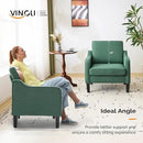 VINGLI Accent Chair for Living Room Chairs Dark Green Reading Chair for Bedroom Scooped Arm Chair Mid Century Modern Accent Chairs Upholstered Comfy Chair for Apartment, Waiting Room by CozyNest Decor