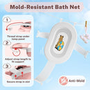 AVIDOR Baby Bathtub,Collapsible Bathtub for Newborn to Toddler,Durable Essential Infant Bath Tub,Portable Travel Baby Tub with Soft Cushion,No-Slip Hanging and Detachable(Pink) by TinyTreasures Baby Boutique