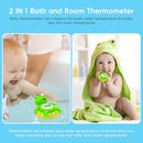 b&h Baby Bath Thermometer Frog - Easy to Read Display | BPA-Free| Fahrenheit or Celsius | Digital Water Temperature Thermometer for Newborns & Infants, Safe Floating Bath Toy by TinyTreasures Baby Boutique