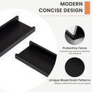 Picture Ledge Shelf, 72 inch Solid Ash Wood Floating Shelves Set of 2, Picture Ledge Ledge Wall Mounted for Living Room Kids' Room Bedroom, Color Black by TinyTreasures Baby Boutique
