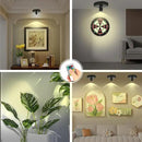 Cordless Spotlight Battery Operated, Indoor Plant Light, LED Display Puck Lights, Dimmable Accent Lighting with Remote, Uplight for Picture Tree Painting Gallery Dartboard Art Photo by CozyNest Decor