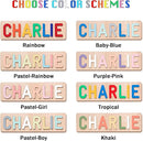 Personalized Name Puzzle for Kids Personalized Baby Gifts First Birthday for Girls & Boys Name Puzzles for Toddlers 1-3 Montessori Learning Toddler Toy Alphabet Puzzle by TinyTreasures Baby Boutique