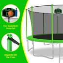 SKYUP Tranpoline 1500LBS 16 15 14 12 10 8 FT Tranpoline for 7-10 Kids and Adults, Windproof Outdoor Tranpoline with Enclosure Net, Basketball Hoop, Easy to Install & Last Long - ASTM Approved by TinyTreasures Baby Boutique