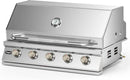 Hygrill 40-Inch Built In Grill, Stainless Steel 5-Burner Grill Head for Outdoor Kitchen, Natural Gas by GreenHaven Gardens