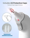 Ear Thermometer, Highly Accurate Ear Thermometer for Kids, Adults and Babies, 30 Memory Recall, 1s Result and 3-Color Fever Alert, with 24 Disposable Probe Covers, White by TinyTreasures Baby Boutique