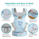 Baby Carrier Newborn to Toddler, Ergonomic Adjustable Toddler Carriers for 7-66 Lbs, Cozy Lightweight Infant Carrier with Neck Support, Baby Holder Carrier with Lumbar Support for Mom Dad by TinyTreasures Baby Boutique