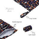 ALVABABY 2pcs Cloth Diaper Wet Dry Bags Waterproof Reusable with Two Zippered Pockets Travel Beach Pool Daycare Soiled Baby Items Yoga Gym Bag for Swimsuits or Wet Clothes 2LM07 by TinyTreasures Baby Boutique