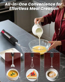 Immersion Blender Handheld 1000W, 3 in 1 Stick Hand Blenders for Kitchen with 20 Variable Speeds & Turbo, 304 Stainless Steel with Electric Whisk & Milk Frother Attachments for Soup, Puree & Emulsion by TinyTreasures Baby Boutique