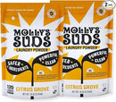 Molly's Suds Original Laundry Detergent Powder | Clean Laundry Detergent Powder for Sensitive Skin | Simple, Effective Ingredients, Stain Fighting | 240 Loads (Citrus Grove) by CozyNest Decor