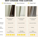 NICETOWN Farmhouse Curtains for Living Room, Blackout Thermal Insulated Sliding Door Curtains for Patio Glass Door, Grommet Soundproof Smart Drapes for Office, 1 Pair, 52" W x 95" L, Light Beige by TinyTreasures Baby Boutique