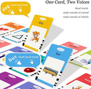 Toddler Learning Toys for 2 3 4 5 Year Old Girls, Autism Sensory Toys for Autistic Children, Speech Therapy Toys, 112 Cards - 224 Sight Words Talking Flash Cards by TinyTreasures Baby Boutique