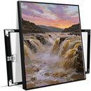 The surging waterfall scenery in the canyon is suitable for posting in the living room bedroom and office landscape posters by CozyNest Decor
