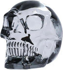 Model Statue for Home Décor Crystal Skull Decorative Figurine Gifts for Women Husbands Halloween Head Figurine Decoration Gift (Silver Skull) by CozyNest Decor