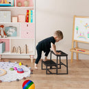 Step Stool for Kids Adults,Holds up to 500Lb,3 in1 Heavy Duty Sturdy Two Foot Stool for Kichen/Bathroom/High beds, Wooden&Metal Frame, Non-Slip Pads… by TinyTreasures Baby Boutique