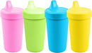 Re-Play Sippy Cups for Toddlers - 10 Oz. Reusable Spill Proof Cups for Kids, Dishwasher/Microwave Safe - Made in USA - Set of 4-3.13" x 6.25" - Easter by TinyTreasures Baby Boutique