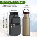 icolor Water Bottle Carrier Bag with Strap 25/32/40 oz Crossbody Bottle Holder with Phone Pocket Sling Sleeve Insulated Neoprene Water Bottle Pouch for Walking Travelling by TinyTreasures Baby Boutique