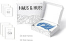 HAUS AND HUES Three 8x10, Three 11x14 - Framed White by CozyNest Decor