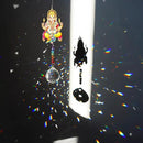Elephant God Prism Suncatcher Hindu Ganesha Protection Charm Decor Window Garden Wall Hanging Crystal Pendant by GreenHaven Gardens