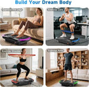 Vibration Plate Exercise Machine for Lymphatic Drainage, Vibration Machine for Full-Body Weight Loss Shaping, Vibrate Fitness Platform 400 Lbs & 200 Adjustable Speeds for Women Men Home Gym by CozyNest Decor