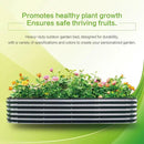 Gardmax Galvanized Raised Garden Bed, Lightweight Planter Boxes Outdoor with Easy Assembly, Large Garden Bed for Vegetables, Fruits, Flower Dark Grey 8FT by CozyNest Decor