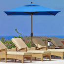 EliteShade USA 10-Year-Non-Fading 6x6Ft Square Market Umbrella Patio Outdoor Table Umbrella with Ventilation, Royal Blue by GreenHaven Gardens